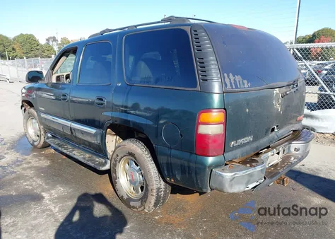 2002 GMC Yukon Slt из США, поврежденный, VIN 1GKEK13Z52J285280